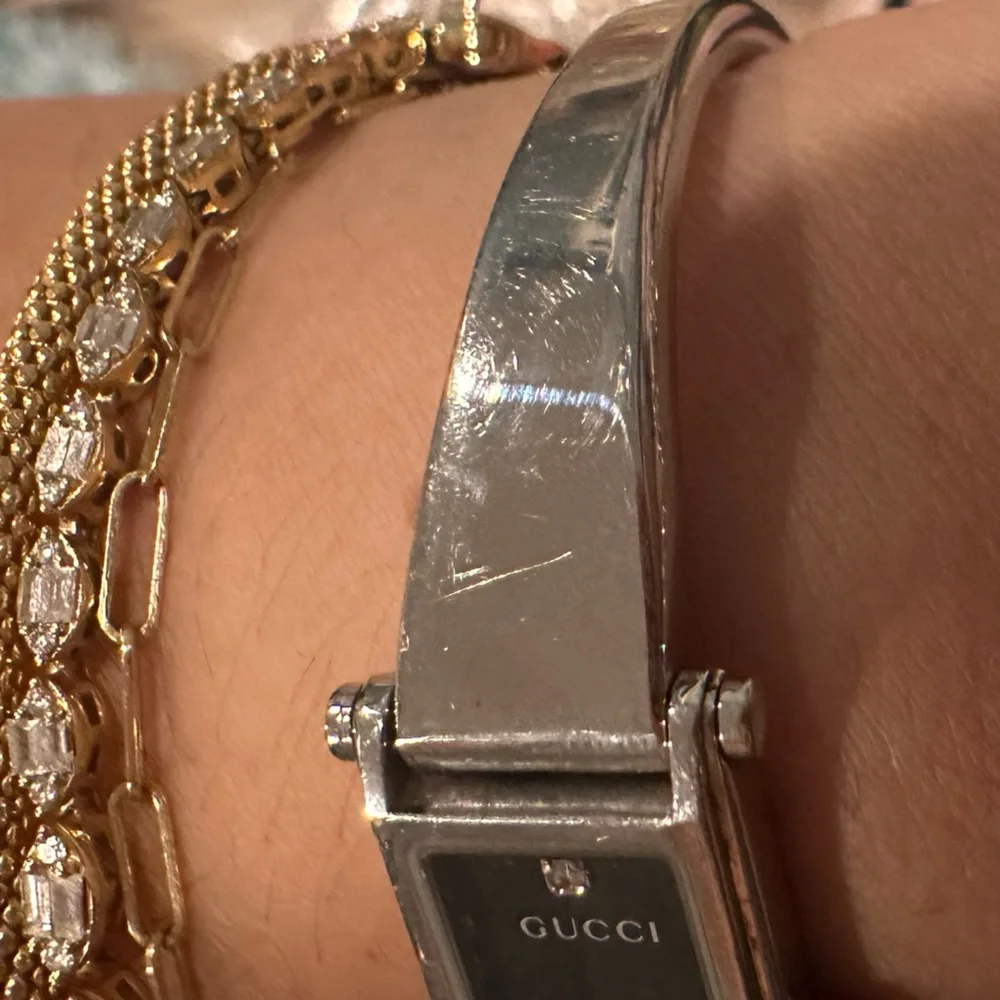 Gucci watch silver stainless steel Gucci watch black slim Gucci bracelet watch - Picture 8 of 17
